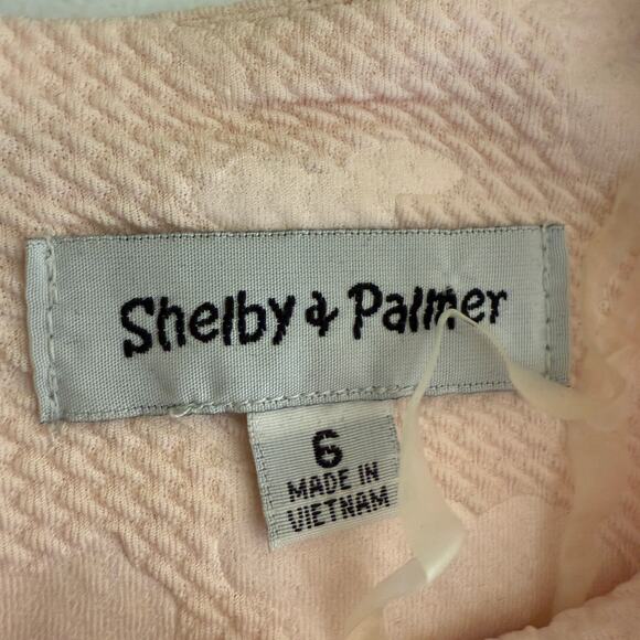 Shelby & Palmer Dress Women 6 Pink Stretch Flattering Party Barbiecore Spring - Picture 3 of 12